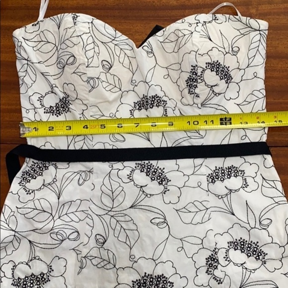 WHBM - Embroidered Strapless Dress - Picture 10 of 14